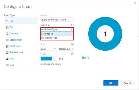 configure chart