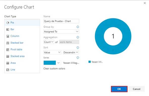 configure chart