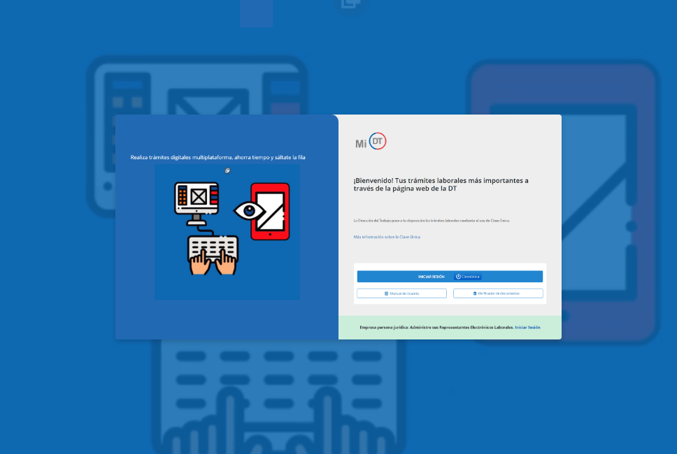 miDT - Dirección del trabajo, Chile